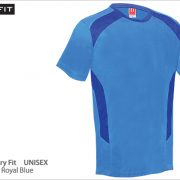 DF0608-royal blue-DRY FIT UNISEX